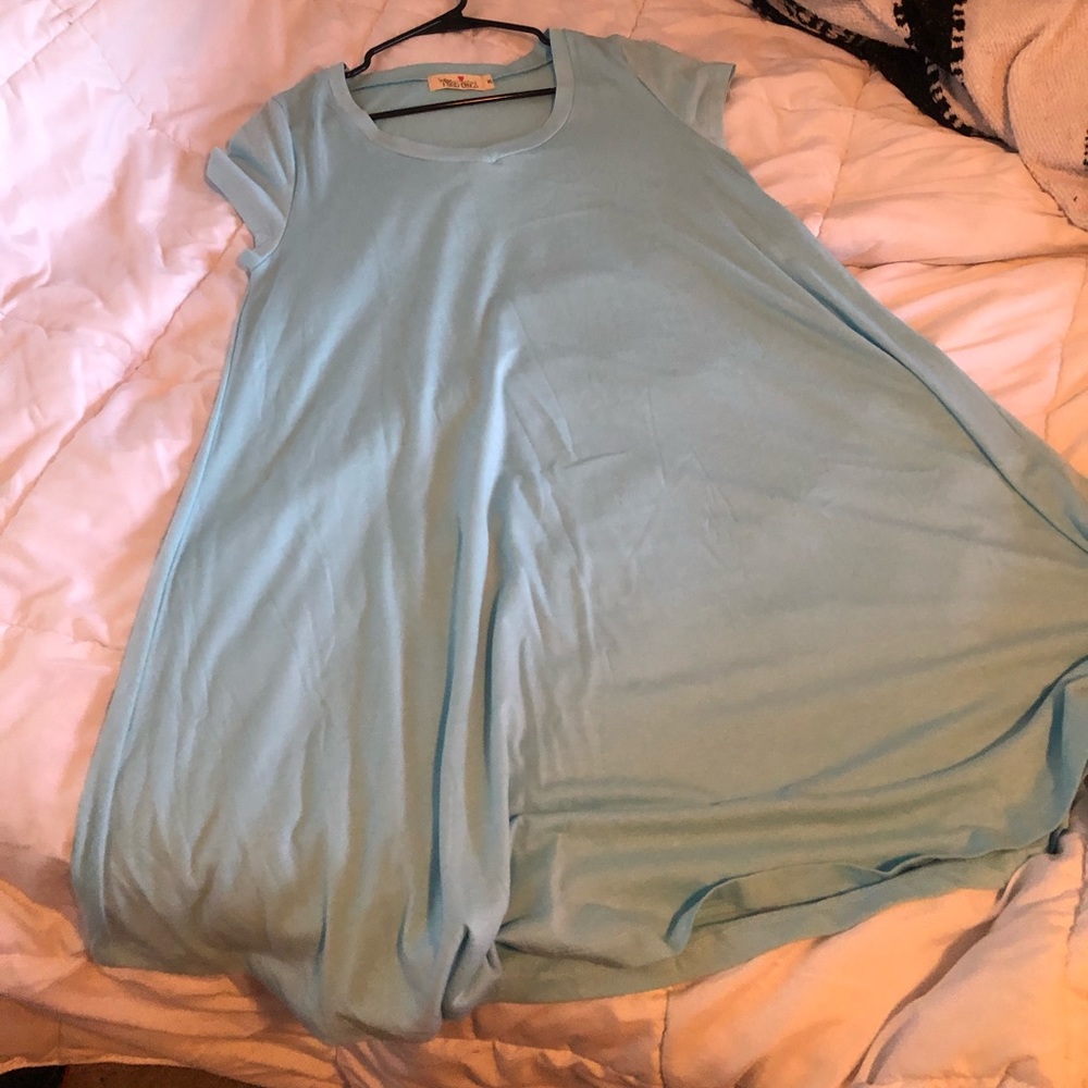 Blue dress